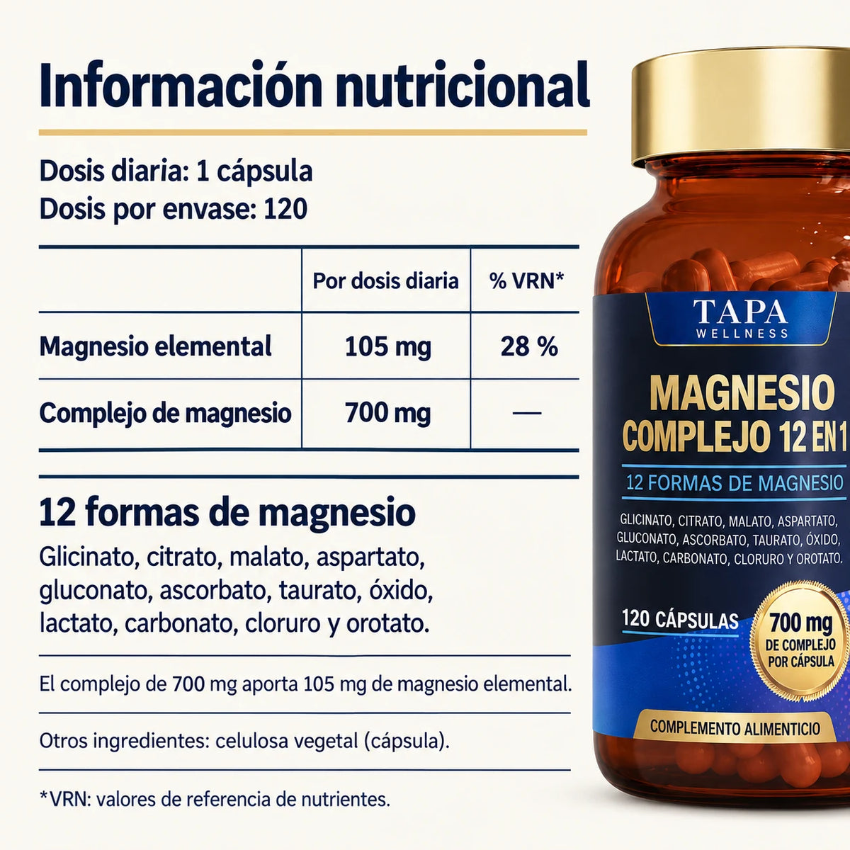 Complejo de Magnesio 12 en 1